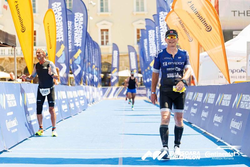 Temesvári Triatlon Félironman célban