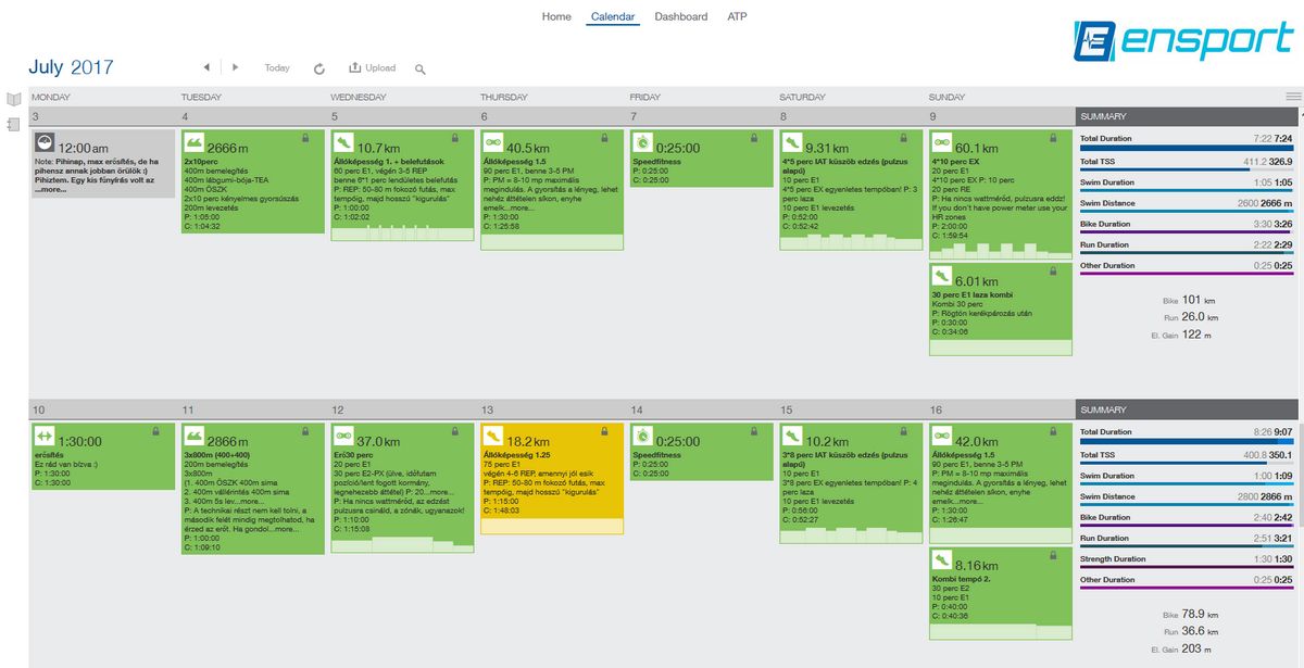 trainingpeaks teljesites