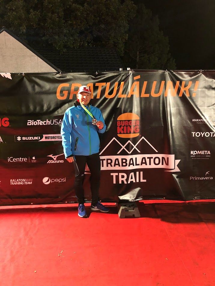UltraBalatonn Trail 2021 az éremmel